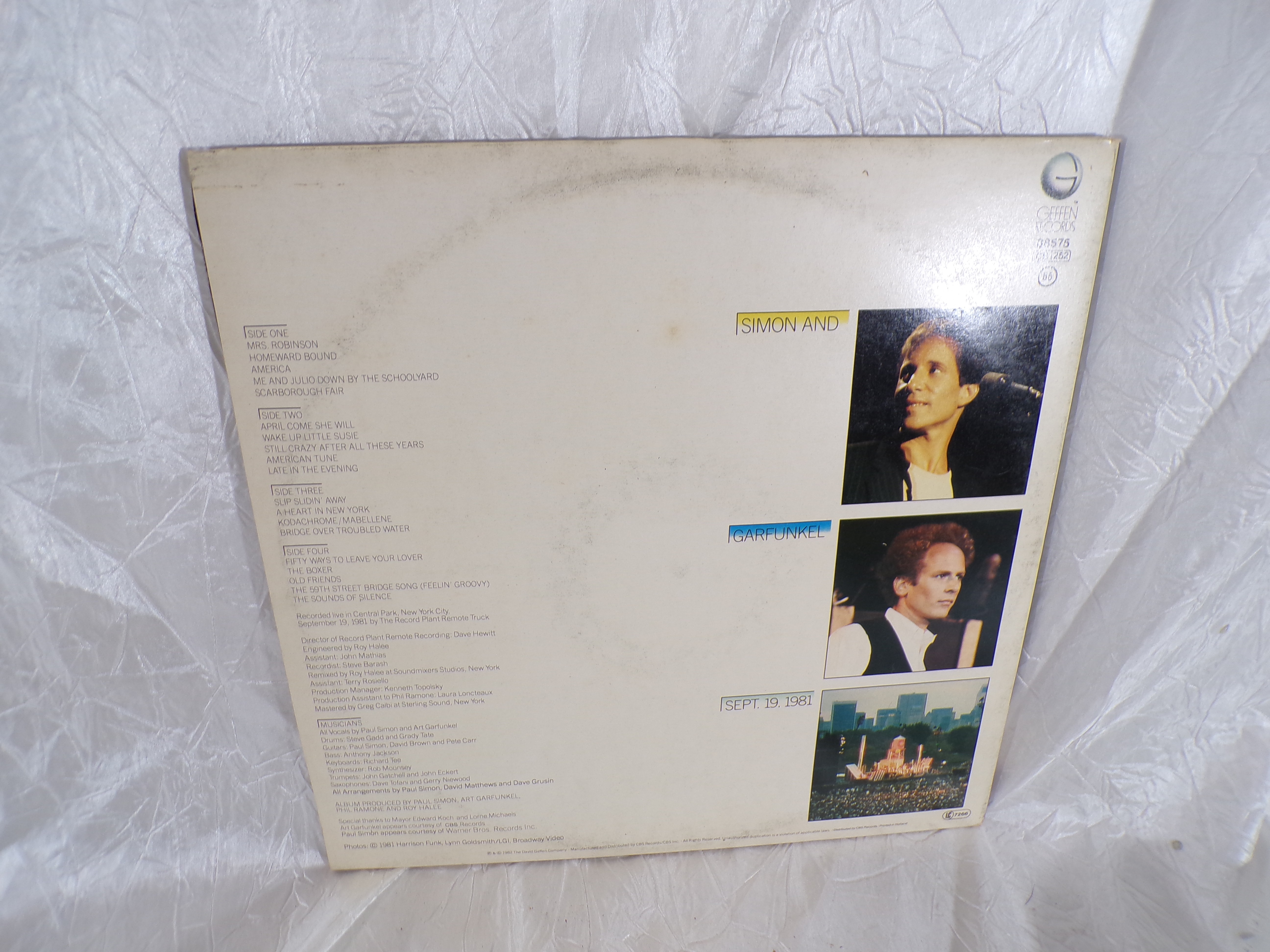 Vinyle Simon and Garfunkel "The Concert in Central Park" Très bon état - Vue 2 - 
